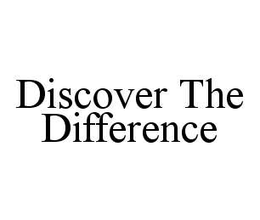 DISCOVER THE DIFFERENCE trademark