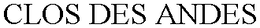CLOS DES ANDES trademark