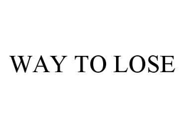 WAY TO LOSE trademark