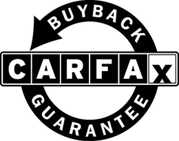 CARFAX BUYBACK GUARANTEE trademark