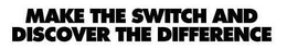 MAKE THE SWITCH AND DISCOVER THE DIFFERENCE trademark
