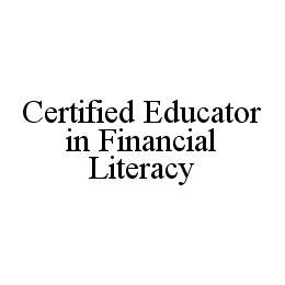 CERTIFIED EDUCATOR IN FINANCIAL LITERACY trademark