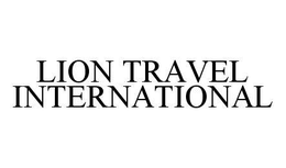 LION TRAVEL INTERNATIONAL trademark