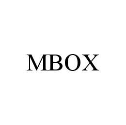 MBOX trademark