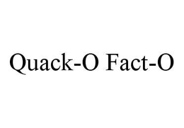 QUACK-O FACT-O trademark
