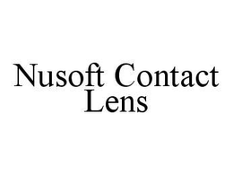 NUSOFT CONTACT LENS trademark