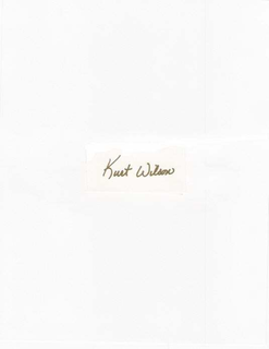 KURT WILSON trademark