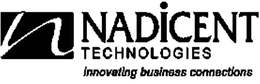 NADICENT TECHNOLOGIES INNOVATING BUSINESS CONNECTIONS trademark