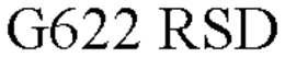 G622 RSD trademark