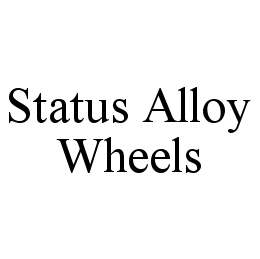 STATUS ALLOY WHEELS trademark