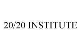 20/20 INSTITUTE trademark