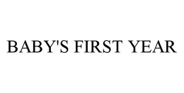 BABY'S FIRST YEAR trademark