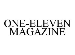 ONE-ELEVEN MAGAZINE trademark