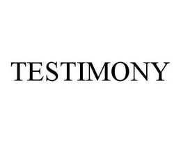 TESTIMONY trademark