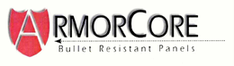 ARMORCORE BULLET RESISTANT PANELS trademark