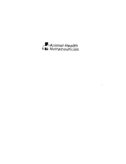ANIMAL HEALTH NUTRACEUTICALS trademark