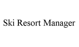 SKI RESORT MANAGER trademark