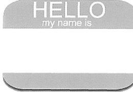 HELLO MY NAME IS trademark