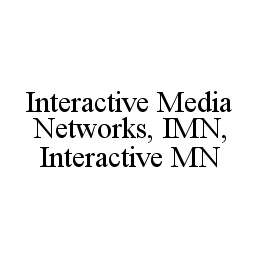 INTERACTIVE MEDIA NETWORKS, IMN, INTERACTIVE MN trademark