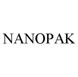 NANOPAK trademark