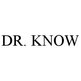 DR. KNOW trademark