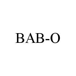 BAB-O trademark