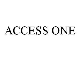 ACCESS ONE trademark