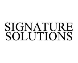 SIGNATURE SOLUTIONS trademark