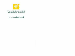 VANDESANDE BIO-BOTANICAL HAIR CARE NOURRISSANT trademark