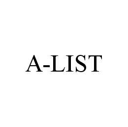 A-LIST trademark