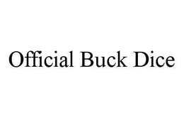 OFFICIAL BUCK DICE trademark