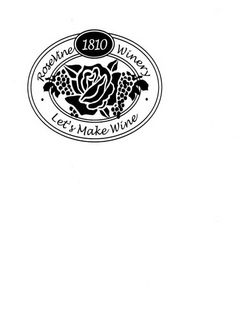 ROSEVINE 1810 WINERY LET'S MAKE WINE trademark