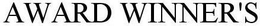 AWARD WINNER'S trademark