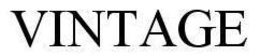 VINTAGE trademark