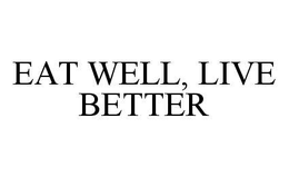 EAT WELL, LIVE BETTER trademark
