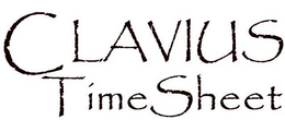 CLAVIUS TIMESHEET trademark