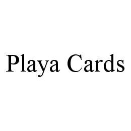 PLAYA CARDS trademark