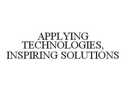 APPLYING TECHNOLOGIES, INSPIRING SOLUTIONS trademark