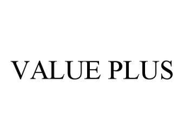 VALUE PLUS trademark