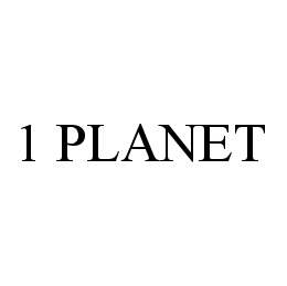 1 PLANET trademark