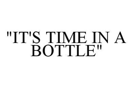 "IT'S TIME IN A BOTTLE" trademark