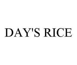 DAY'S RICE trademark