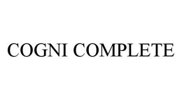 COGNI COMPLETE trademark