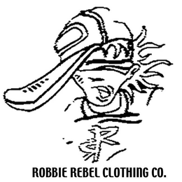 RR ROBBIE REBEL CLOTHING CO. trademark