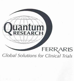 QUANTUM RESEARCH FERRARIS GLOBAL SOLUTIONS FOR CLINICAL TRIALS trademark