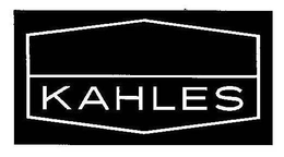 KAHLES trademark