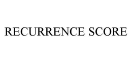 RECURRENCE SCORE trademark