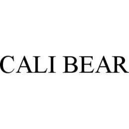 CALI BEAR trademark