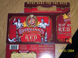 WE'RE HERE FOR THE BEER EST. 1909 B BEERMANN'S BEERWERKS LINCOLN ROSEVILLE CA trademark