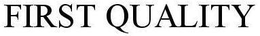 FIRST QUALITY trademark